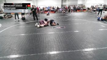 113 lbs Cons. Round 2 - Dathan Flakes vs Peyton Lovett-Johnson, Alpha Elite