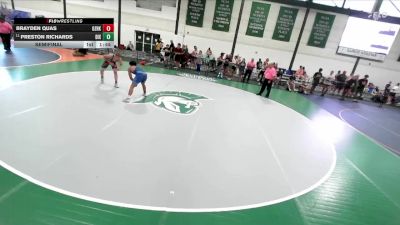 158-162 lbs Semifinal - Preston Richards, Dixon vs Brayden Quas, SOT-C