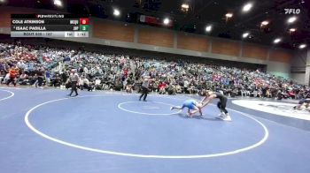 157 lbs Champ. Round 2 - Isaac Padilla, Pitman vs Cole Atkinson, Mcqueen