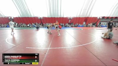 150 lbs Placement (16 Team) - Aiden Marquette, Weyauwega-Fremont vs Tasyn Ockenga, Canton C-Hawks A