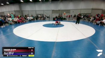 100 lbs Round 3 (8 Team) - Maggie Olson, Minnesota Red vs Ella Wells, Georgia Red