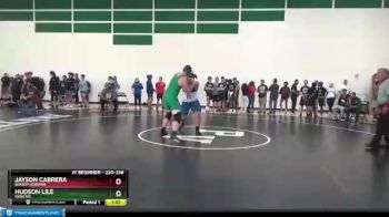 220 lbs Round 3 - Jayson Cabrera, Bishop Gorman vs Hudson Lile, Rancho