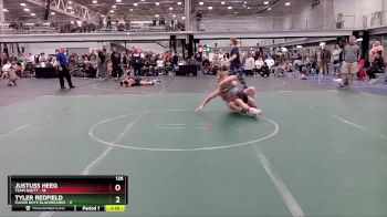 126 lbs Round 7 (8 Team) - Justuss Heeg, Team Shutt vs TYLER REDFIELD, Flickr Boyz Blackbeards