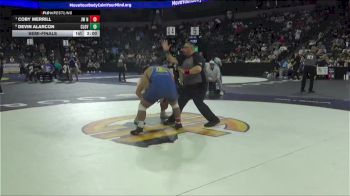 285 lbs Semifinal - Coby Merrill, JW North (SS) vs Devin Alarcon, Clovis North (CS)