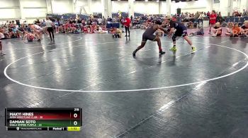 215 lbs Semis & 1st Wrestleback (8 Team) - Damian Soto, Eagle Empire Purple vs Makyi Hines, Avon Wrestling Club