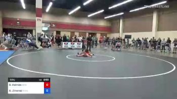50 kg Round Of 32 - Dianna Holmes, Georgia vs Audrey Jimenez, Sunkist Kids Wrestling Club