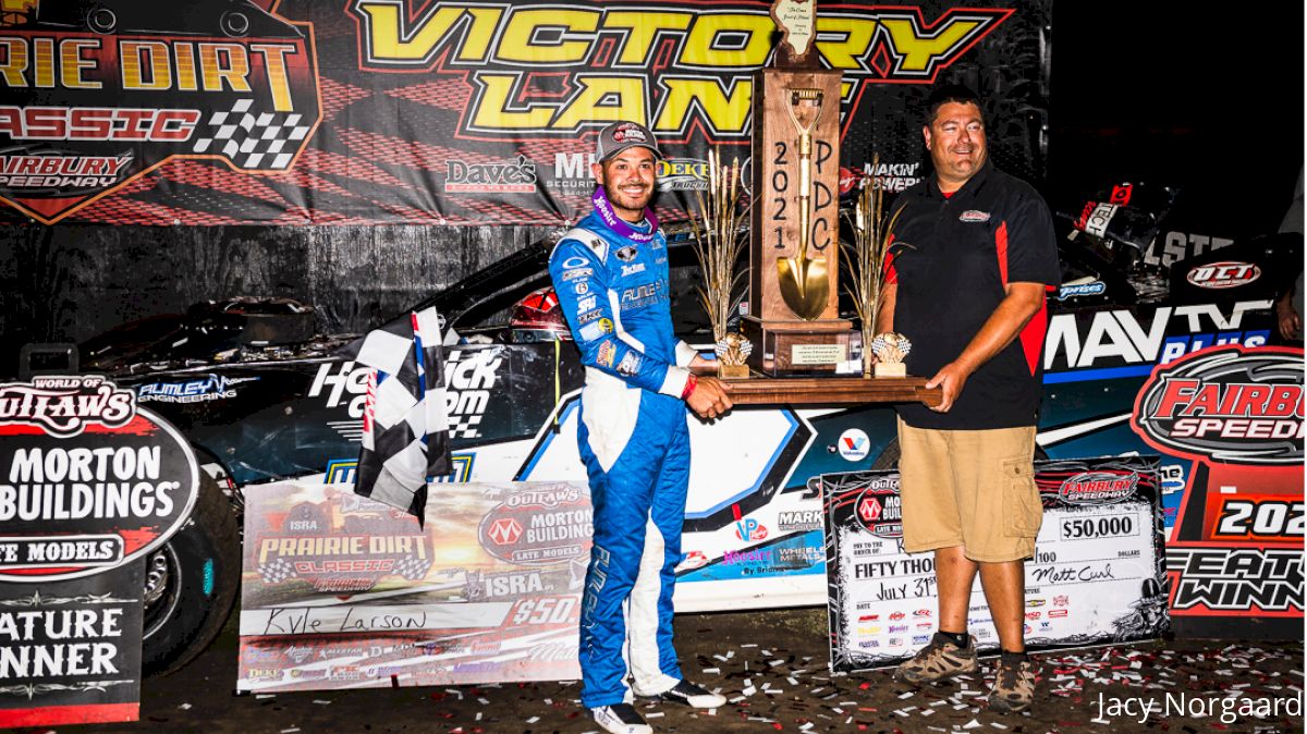 Kyle Larson Scores Biggest Dirt Late Model Win of His Career