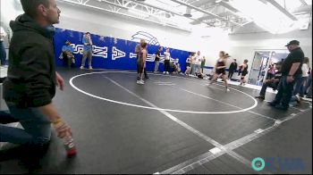 88/95 lbs Rr Rnd 4 - Ashlynn Clark, Team Nomad vs Jayci Thompson, Little Axe Takedown Club