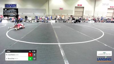 111 lbs Rr Rnd 3 - Nixon Canfield, Sanderson Wrestling Academy vs Jaxson Boucher, Michigan Premier WC - (A)