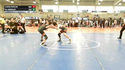 120 lbs Rr Rnd 3 - Logan Donlon, Wrecking Crew - HSB vs R.J. Beighley, Black Sheep Wrestling Club - HSB