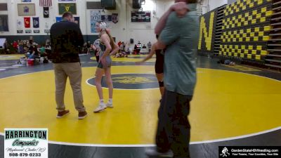 100 lbs Cons. Round 3 - Kiara Chac, Bound Brook HS vs Amelia Konta, North Hunterdon
