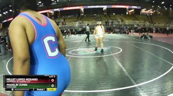 235 lbs Quarterfinal - Madelin Zunin, Cleveland vs Millet Lopez-Rosario, University HS Orange City