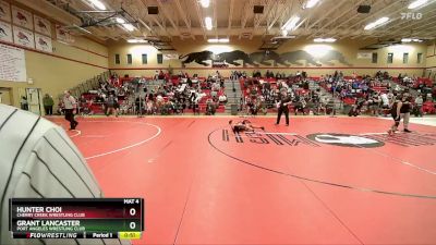 84 lbs Round 3 - Grant Lancaster, Port Angeles Wrestling Club vs Hunter Choi, Cherry Creek Wrestling Club