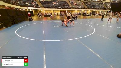 7th - 8th grade - 115 Cons. Round 2 - Bo Hake, Iowa vs Owen Happel, Immortal Athletics WC