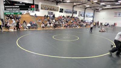 285 lbs Quarterfinal - Parker Bentley, West Liberty vs Dawson Baumer, Indiana Tech