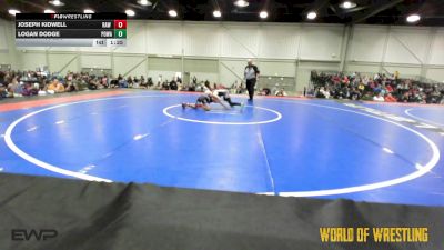 70 lbs Rr Rnd 5 - Joseph Kidwell, RAW Wrestling Club 9U vs Logan Dodge, POWA 9U