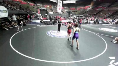 126 lbs Nathaniel Mitchell, SAWA - Sacramento Area Wrestling Association vs Jaden Day, TCWA - Tri-Counties Wrestling Association