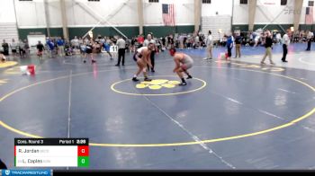 197 lbs Cons. Round 3 - Lewis Caples, Cowley College vs Richard Jordan, Benedictine College