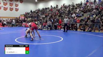 150 lbs Quarterfinal - Dominic Hoffarth, Louisville vs Connor Holm, Elyria