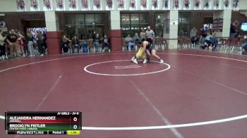 JV-9 lbs Round 3 - Alejandra Hernandez, Grinnell vs Brooklyn Fistler, Center Point-Urbana