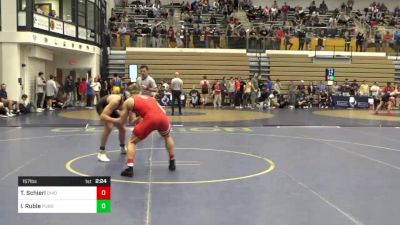 157 lbs Consi Of 32 #2 - Tj Schierl, Ohio State vs Isaac Ruble, Purdue