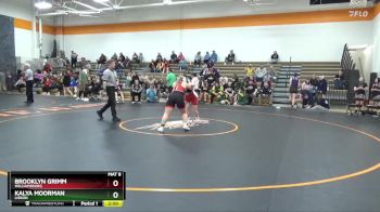 144-145 lbs Round 3 - Brooklyn Grimm, Williamsburg vs Kalya Moorman, Lisbon