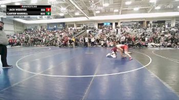 138 lbs Cons. Round 5 - Jack Webster, Bountiful vs Carter Wardell, Morgan
