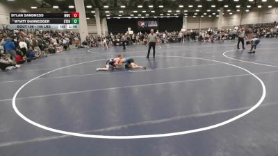 106 lbs Champ. Rd Of 16 - Dylan Sandness, MATPAC Wrestling Club vs Wyatt Dannegger, Collum Trained School Of Wrestling