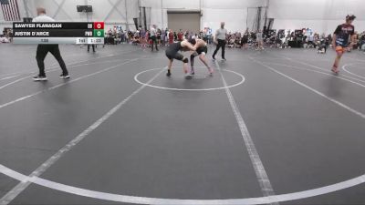 138 lbs Round 2 (4 Team) - Justin D`Arce, Prime Wrestling Black vs Sawyer Flanagan, Dayton Bandits