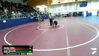 185 lbs Round 1 - Jahzel Perez, San Pasqual Valley Hs vs Ruby Williams, Snowflake