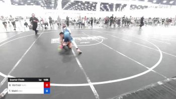 106 lbs Quarterfinal - Bryson Vertner, Suples vs Tyler Wahl, Aniciete TC