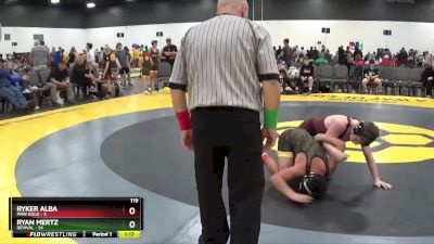 119 lbs Round 2 (6 Team) - Ryan Mertz, Revival vs Ryker Alba, PNW Gold