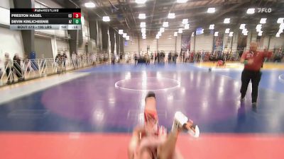 195 lbs Consi Of 4 - Preston Hagel, KS vs Devin Kinlicheenie, AZ