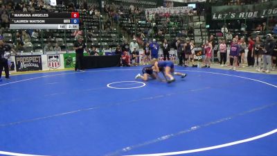 115 lbs Quarters - Mariana Angeles vs Lauren Watson, Ubasa Trained
