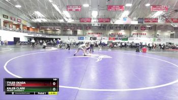 149 lbs Champ. Round 1 - Kaleb Clark, Midway University vs Tyler Okada, Waldorf (Iowa)