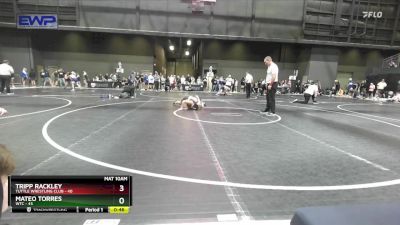 120 lbs Cons. Round 2 - Tripp Rackley, Tuttle Wrestling Club vs Mateo Torres, WTC