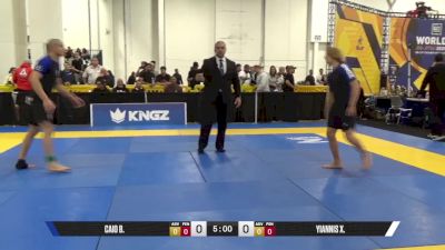 YIANNIS X. vs CAIO B. 2025 World IBJJF Jiu-Jitsu No-Gi Championship