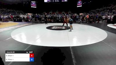 175 lbs Cons 64 #2 - Dominic Blue, NC vs Genaro Pino, CO