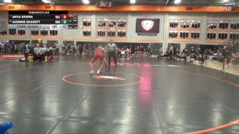 110 lbs Cons. Round 1 - Anya Rivera, Williamsburg vs Jasmine Bassett, Union Community