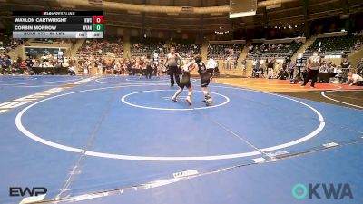66 lbs Rr Rnd 3 - Waylon Cartwright, Keystone Wrestling Club vs Corbin Morrow, Wyandotte Youth Wrestling