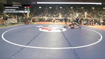 4A-126 lbs Cons. Round 2 - Dane Arnoldi, Rock Springs vs Trace Blajszczak, Natrona County