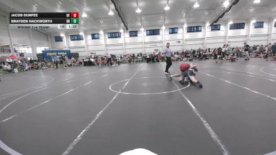 120 lbs Round 3 (4 Team) - Brayden Hackworth, Dayton Bandits vs Jacob Dunfee, Ohio Titan