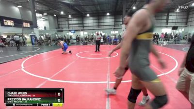 190 lbs Semis (4 Team) - Chase Wiles, THRACIAN GLADIATOR WC vs Preston Bajramovic, GREAT NECK WC