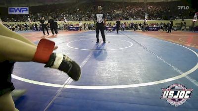 52 lbs Round Of 16 - Nolan Gagne, Amped Wrestling Club vs Baker James, Cowboy Wrestling Club