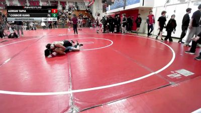 138 lbs Quarterfinal - Adrian Tapia, Bonita Vista vs Connor Kang, Palisades