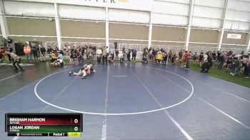 132 lbs Cons. Round 2 - Brigham Harmon, Skyline vs Logan Jordan, Cyprus