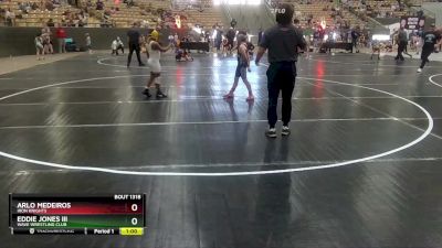 90 lbs Round 2 - Eddie Jones Iii, Wave Wrestling Club vs Arlo Medeiros, Iron Knights