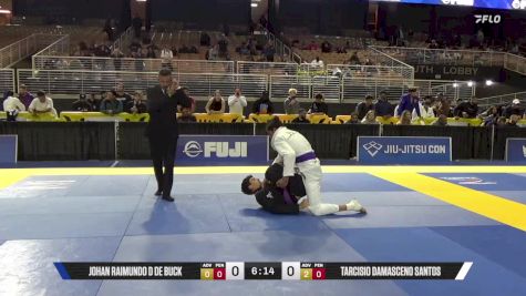 Tarcisio Damasceno Santos vs Johan Raimundo D De Buck 2025 Pan Jiu Jitsu IBJJF Championship