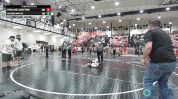 35 lbs Quarterfinal - William Lunsford, Salina Wrestling Club vs Austin Davis, Unattached