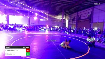 46 lbs Quarterfinal - Luciano Hernandez, Fort Lupton WC vs Eagan Luxton, Raw